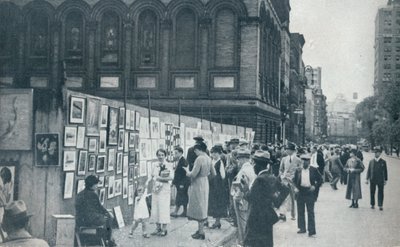 Washington Square, Greenwich Village, New York, USA, 1935 by Unbekannt