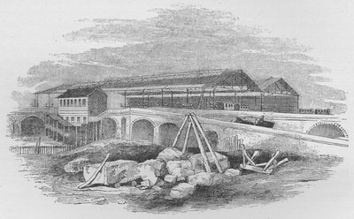 Waterloo Railway Station, as it appeared when first built by Unbekannt