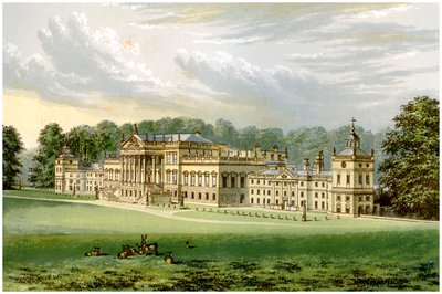 Wentworth Woodhouse, Yorkshire, home of Earl Fitzwilliam, c1880 by Unbekannt