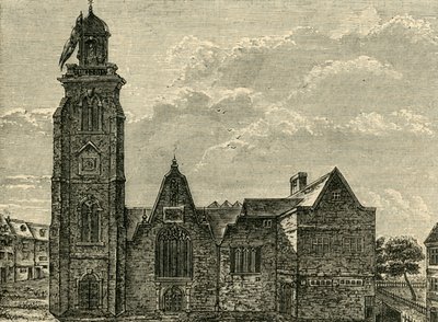 West View of the Old Church of St. Martins-in-the-Fields, Pulled Down in 1721 by Unbekannt