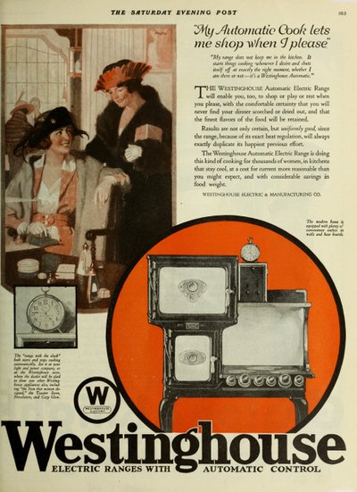 Westinghouse Electric Company, Advertising From The Saturday Evening Post by Unbekannt