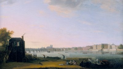 Westminster Bridge and Whitehall from Lambeth by Unbekannt