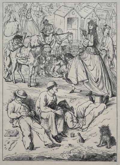 What We Did at the Seaside - Nothing, 1862 by Unbekannt