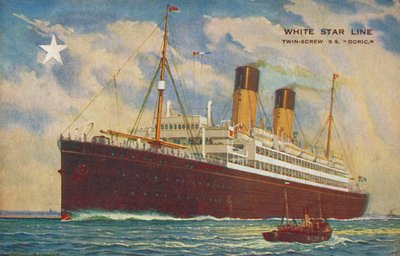 White Star Line. Twin-Screw S.S. Doric by Unbekannt