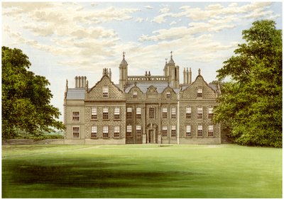 Willesley Hall, Derbyshire, Home of the Earl of Loudoun by Unbekannt