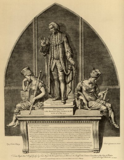 William Beckford and His Speech to King George III, 1770 by Unbekannt