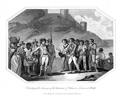 William Bligh, British naval officer received by the Governor of Timor, 14 June 1789, 1802 by Unbekannt