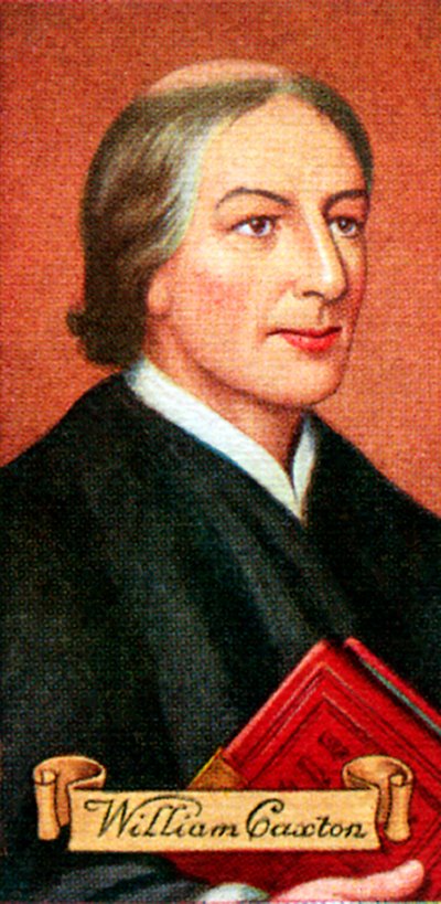 William Caxton, taken from a series of cigarette cards, 1935 by Unbekannt