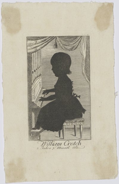 William Crotch as Child, ca 1778 by Unbekannt