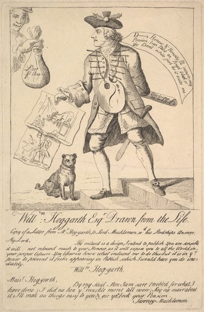 William Hogarth Esq. Drawn from the Life by Unbekannt