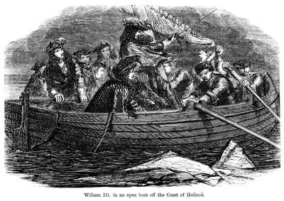 William III in an Open Boat off the Coast of Holland by Unbekannt
