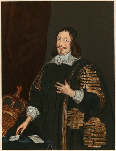William Lenthall, English Parliamentarian and Lawyer by Unbekannt
