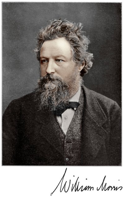 William Morris, 19th-century English artist, writer, socialist and activist by Unbekannt