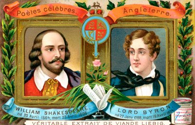 William Shakespeare and Lord Byron, c1900 by Unbekannt