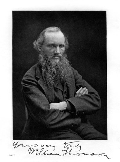 William Thomson, Lord Kelvin, Irish-Scottish Mathematician, Physicist and Engineer by Unbekannt