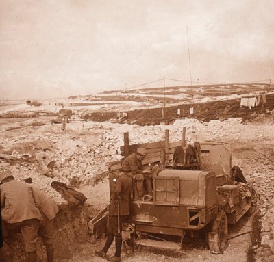 Winch for Barrage Balloon, Genicourt, Northern France, c1914-c1918 by Unbekannt