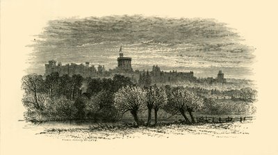 Windsor Castle from the Provosts Lodge at Eton by Unbekannt