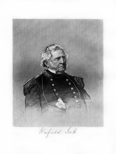 Winfield Scott, United States Army general, diplomat, and presidential candidate by Unbekannt