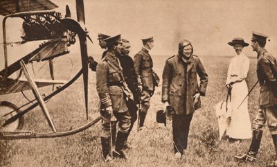 Winston Churchill After Making a Trip by Air by Unbekannt