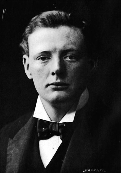Winston Churchill Around the Time He First Entered Parliament by Unbekannt