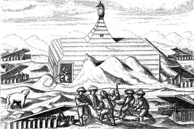 Winter Quarters of Willem Barents Expedition to the Arctic, 1596-1597 by Unbekannt