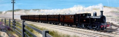 Wirral Railway train on the way to Birkenhead by Unbekannt