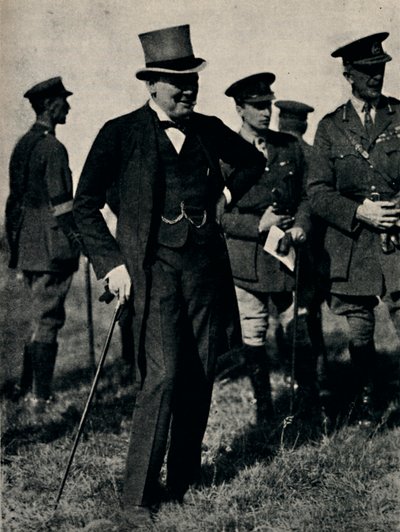 With Sir Henry Wilson on the Rhine, 1919 by Unbekannt