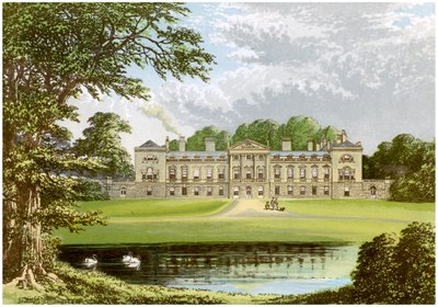 Woburn Abbey, Bedfordshire, home of the Duke of Bedford, c. 1880 by Unbekannt