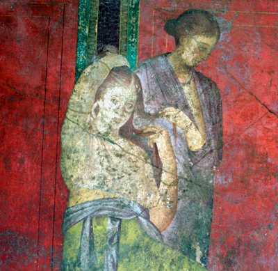 Woman Having her Hair Dressed by a Maid-Servant, 1st Century BC by Unbekannt