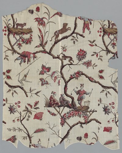 Woodblock Printed Textile Fragments by Unbekannt
