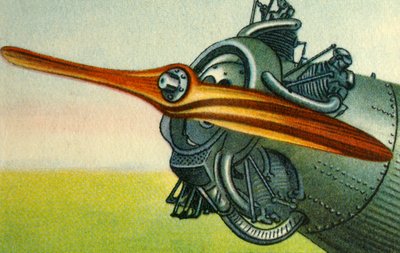 Wooden Aircraft Propeller Made by the Hugo Heine Propeller-Werk Company, 1932 by Unbekannt