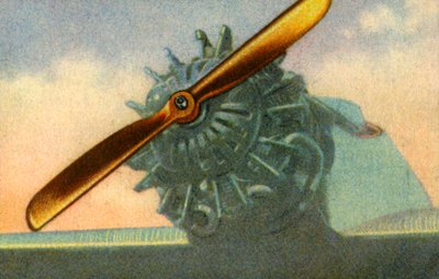 Wooden aircraft propeller made by the Schwarz Propeller-Werk company, 1932 by Unbekannt
