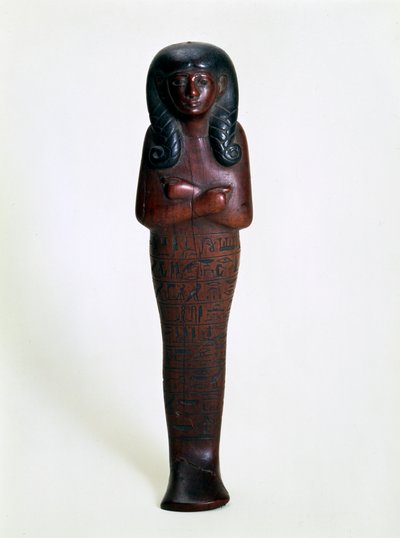 Wooden Ushabti Figurine of Mutry by Unbekannt