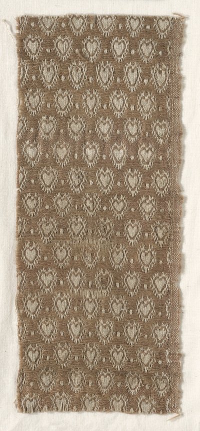 Wool and Linen Compound Textile, 17th century by Unbekannt