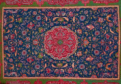 Woollen Carpet, Enriched with Gold and Silver Thread. Persian, Late 16th Century, 1903 by Unbekannt