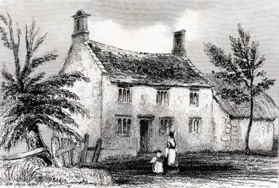 Woolsthorpe Manor, near Grantham, Lincolnshire, birthplace of Sir Isaac Newton by Unbekannt