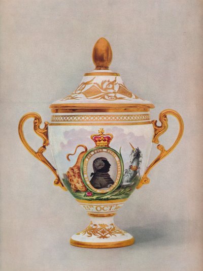 Worcester Vase Commemorating the Golden Jubilee of King George III by Unbekannt