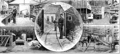 Workers at Nobel Explosives Company Limited, Ardeer, Ayrshire, 1884 by Unbekannt