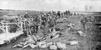 Wounded evacuation point, Vimy, France, First World War, April 1917 by Unbekannt