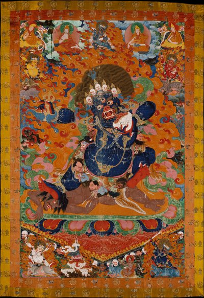 Yamantaka, Destroyer of the God of Death, early 18th century by Unbekannt