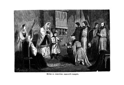Young Peter the Great Receives Gifts from the Merchants by Unbekannt