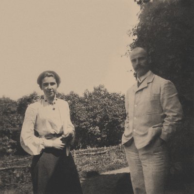 Yuri Alexandrovich Olsufyev 1878-1938 with his Wife Sophia Vladimirovna, 1900s by Unbekannt