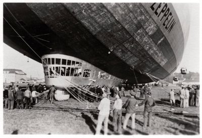 Zeppelin LZ 127 Graf Zeppelin after landing by Unbekannt
