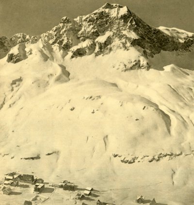 Zürs and the Hasenfluh Peak, Vorarlberg, Austria by Unbekannt