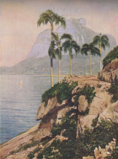 The hill of Gavea - Vistas That Enchant The Eye Along The Winding Coast of Rio De Janeiro, c1935 by Unbekannt