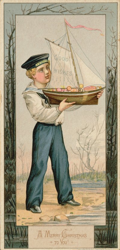 A Merry Christmas To You, Christmas card, 1879 by Unbekannt Unbekannt