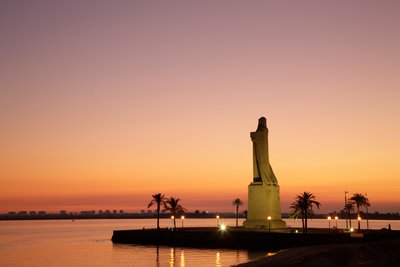 Columbus Monument sculpted by Gertrude V. Whitney at Punta del Sebo near Huelva, Huelva Province, Andalusia, southern Spain by Unbekannt Unbekannt