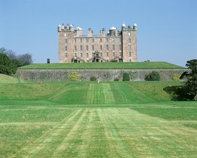Drumlanrig Castle, View of the exterior, Scottish School, built 1679-91, Dumfries, UK by Unbekannt Unbekannt