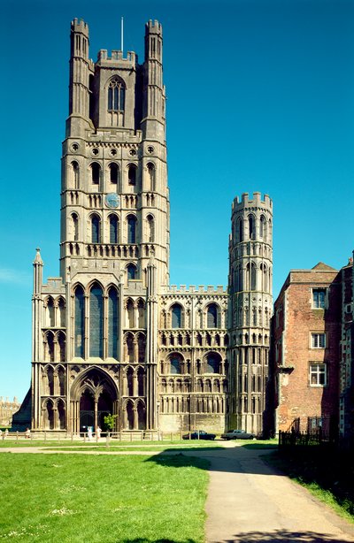 Ely Cathedral, West Facade by Unbekannt Unbekannt
