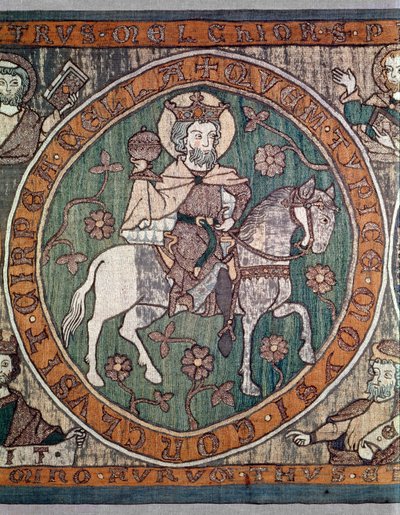 Embroidered altar frontal from Bamberg Cathedral, South German, c.1300 by Unbekannt Unbekannt
